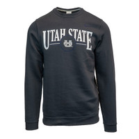 Utah State U-State Gray Crew Sweatshirt